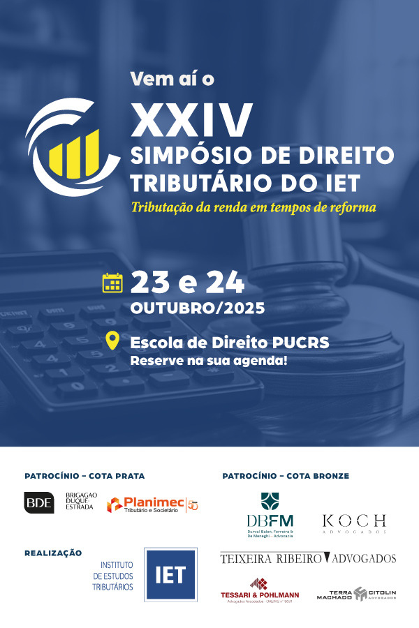 XXIV Simpósio de Direito Tributário do IET